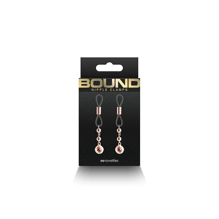 NS Novelties Vibrators | Bound Nipple Clamps - D1 - Rose Gold-(nsn-1302-61) NS Novelties Vibrators | Bound Nipple Clamps - D1 - Rose Gold-(nsn-1302-61)