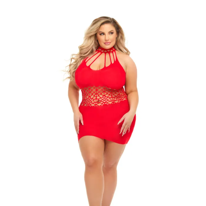Pink Lipstick Vibrators | Rich B Phase Dress - Queen Size - Red Pink Lipstick Vibrators | Rich B Phase Dress - Queen Size - Red