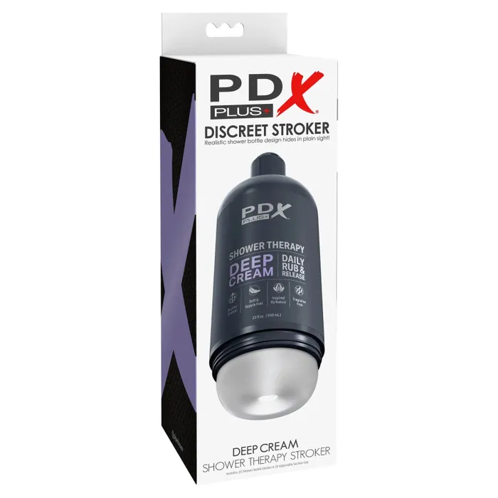 Pipedream Male Sex Toys Shower Therapy Deep Cream Frosted