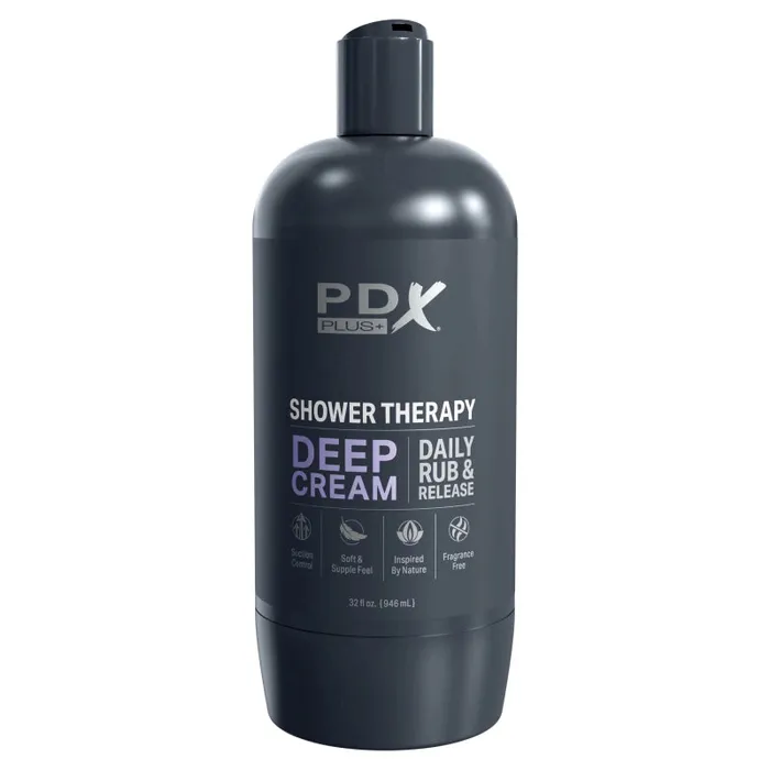 Pipedream Male Sex Toys | Shower Therapy - Deep Cream - Frosted Pipedream Male Sex Toys | Shower Therapy - Deep Cream - Frosted