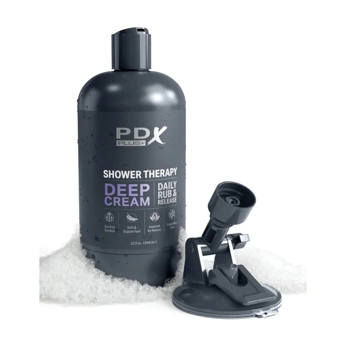 Pipedream Male Sex Toys | Shower Therapy - Deep Cream - Frosted Pipedream Male Sex Toys | Shower Therapy - Deep Cream - Frosted