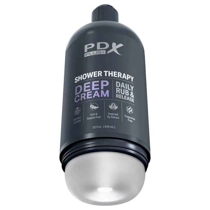 Pipedream Male Sex Toys | Shower Therapy - Deep Cream - Frosted Pipedream Male Sex Toys | Shower Therapy - Deep Cream - Frosted