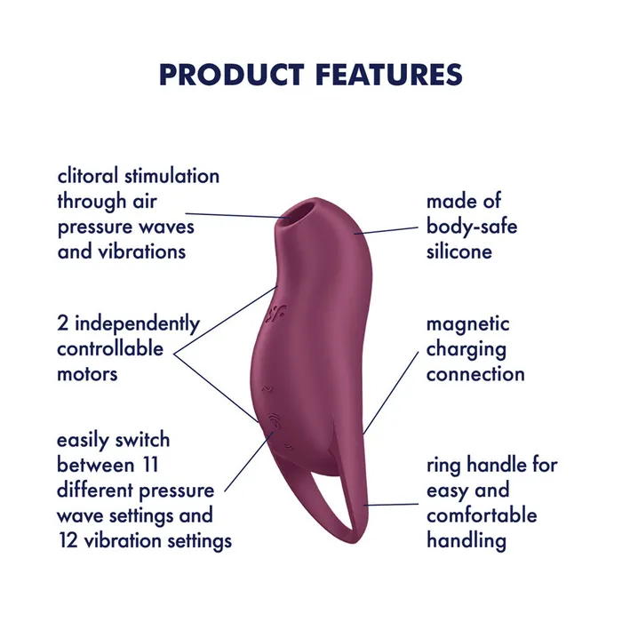 Satisfyer Vibrators | Satisfyer Pocket Pro 1 - Purple-(4045177) Satisfyer Vibrators | Satisfyer Pocket Pro 1 - Purple-(4045177)