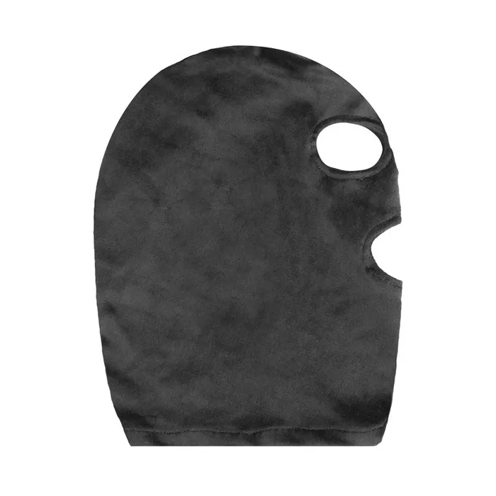 Shots Toys Couples | Ouch! Velvet & Velcro Mask with Eye and Mouth Opening - Black Hood Shots Toys Couples | Ouch! Velvet & Velcro Mask with Eye and Mouth Opening - Black Hood