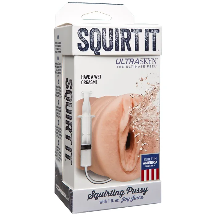 Squirt It - Squirting Pussy Stroker With Joy Juice - | Doc Johnson Male Sex Toys