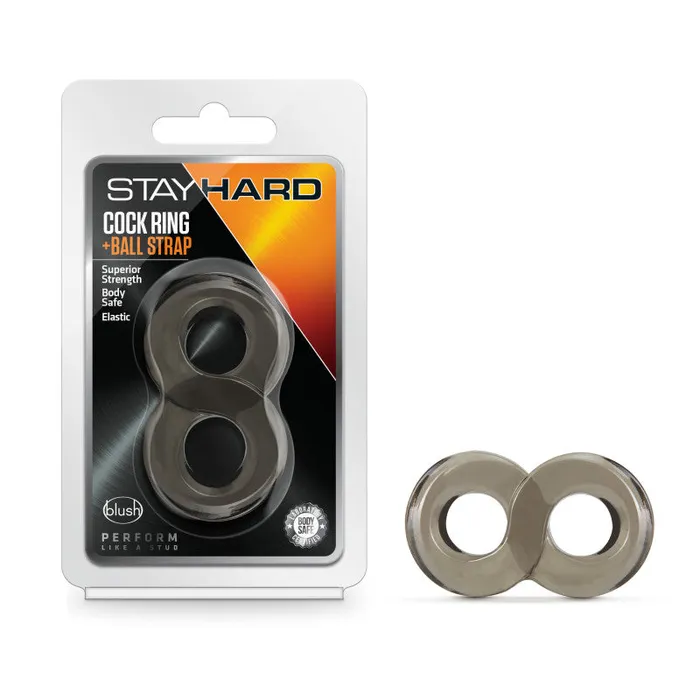 Stay Hard Cock Ring and Ball Strapbl00465 Blush Novelties Male Sex Toys