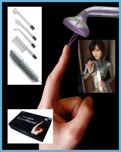 Vibrators | KinkLab Neon Wand Electrosex Kit - Red E-Stim Kit - 5 Piece Set - KL933R-AU - Stockroom Vibrators | KinkLab Neon Wand Electrosex Kit - Red E-Stim Kit - 5 Piece Set - KL933R-AU - Stockroom