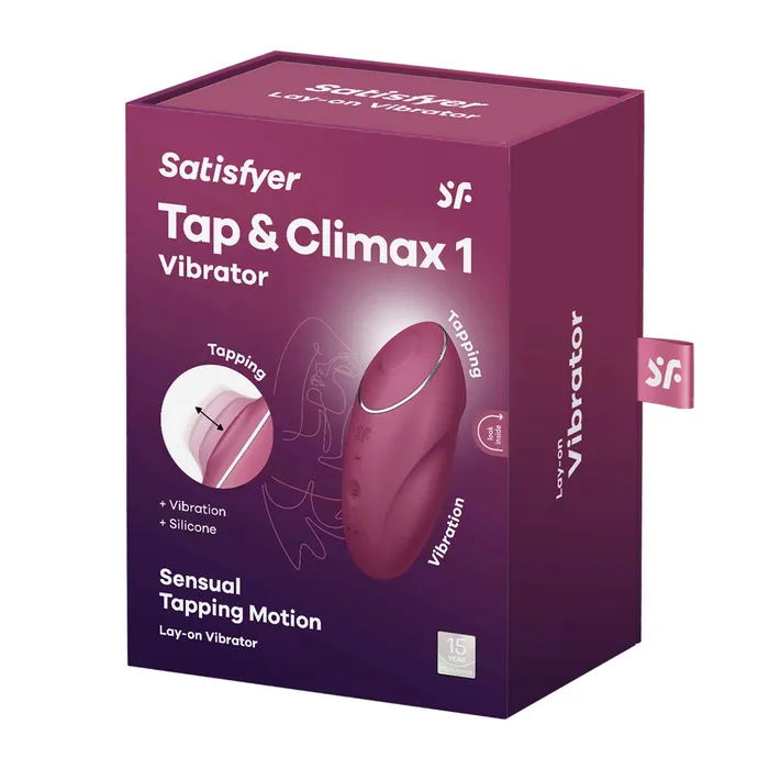 Vibrators | Satisfyer Satisfyer Tap & Climax 1 - Red-(4046006) Vibrators | Satisfyer Satisfyer Tap & Climax 1 - Red-(4046006)
