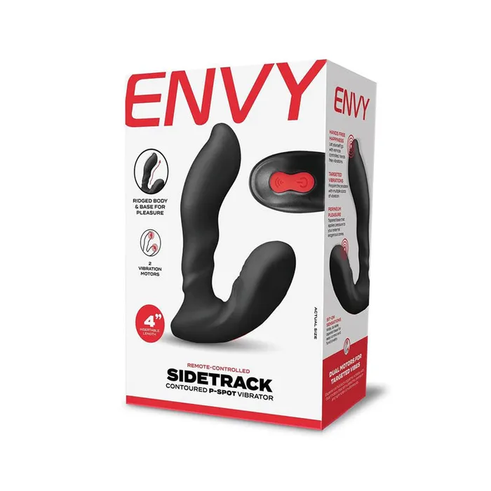 Xgen Products Vibrators Envy Sidetrack Contoured PSpot Vibratorenv1004