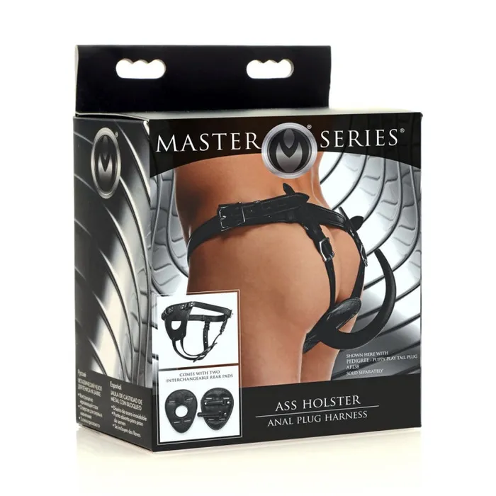 XR Brands Master Series Male Sex Toys | Ass Holster Anal Plug Harness XR Brands Master Series Male Sex Toys | Ass Holster Anal Plug Harness
