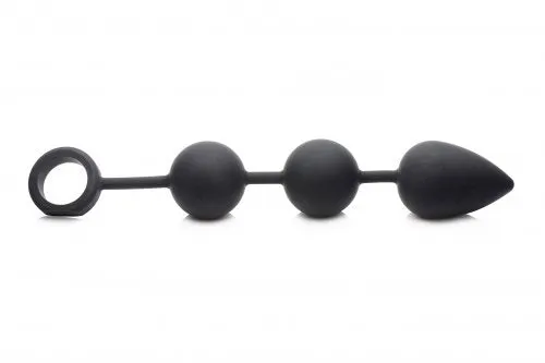 XR Brands Tom Of Finland Lg Silicone Weighted Anal Ball Plug | Anal