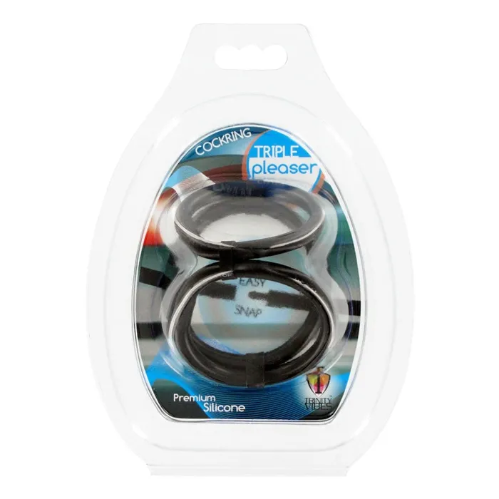 XR Brands Trinity Vibes Male Sex Toys | Easy Release Tri Cock and Ball Ring XR Brands Trinity Vibes Male Sex Toys | Easy Release Tri Cock and Ball Ring