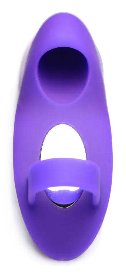 XR Brands Vibrators | Frisky 7x Finger Bang'her Pro Finger Vibrator Purple