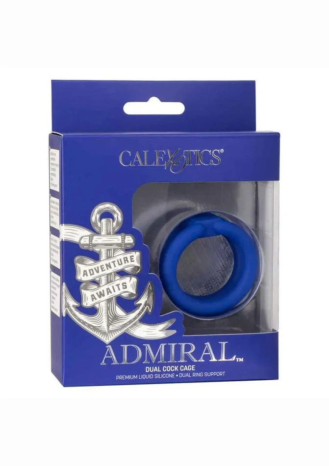 Admiral Dual Silicone Cock Cage Admiral Male Sex Toys