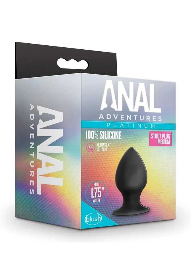 Anal Adventures Male Sex Toys Anal Adventures Platinum Silicone Anal Stout Plug Anal Adventures Male Sex Toys Anal Adventures Platinum Silicone Anal Stout Plug