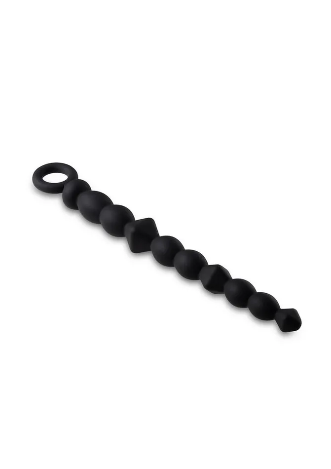 Anal Adventures Platinum Silicone Beginner Anal Beads Anal Adventures Male Sex Toys