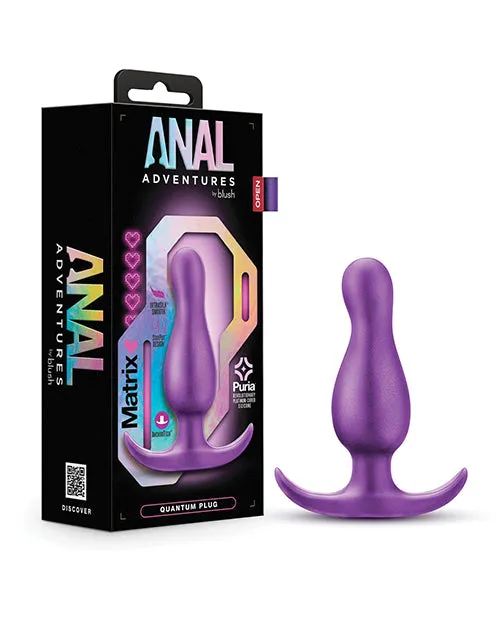 Blush Anal Adventures Matrix Quantum Plug Purple Blush Novelties Anal