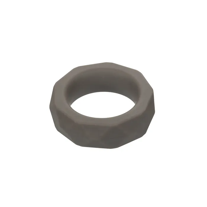Cal Exotics Male Sex Toys Alpha Liquid Silicone Prolong Prismatic Cock Ring