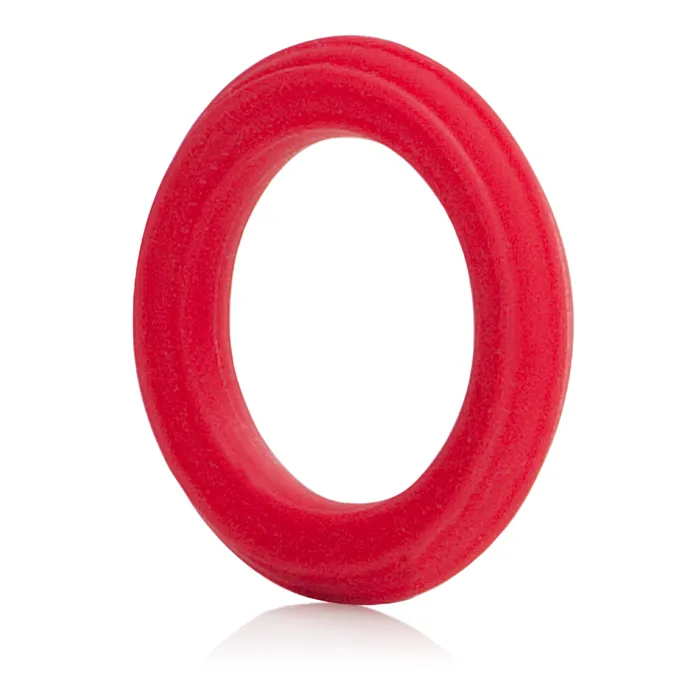 California Exotic Male Sex Toys Caesar Silicone Ring Red