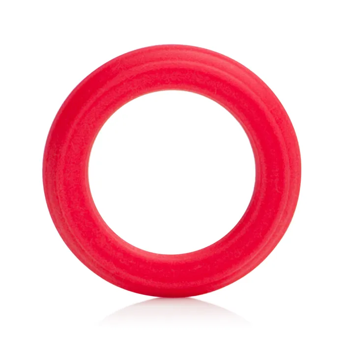California Exotic Male Sex Toys Caesar Silicone Ring Red