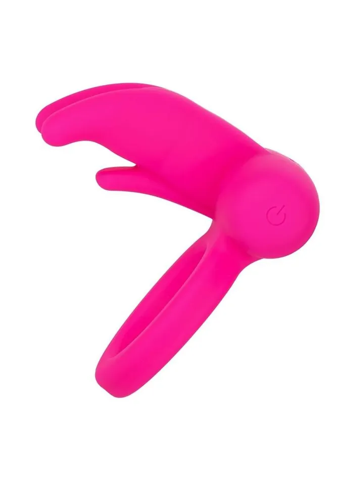 Couples Enhancers Male Sex Toys Calexotics Silicone Rechargeable Triple Clit Flicker Cock Ring