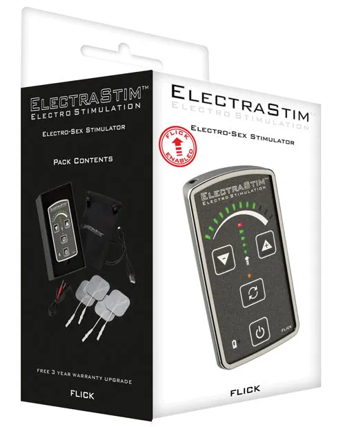 Cyrex Ltd Male Sex Toys ElectraStim Flick Stimulator Pack EM60E