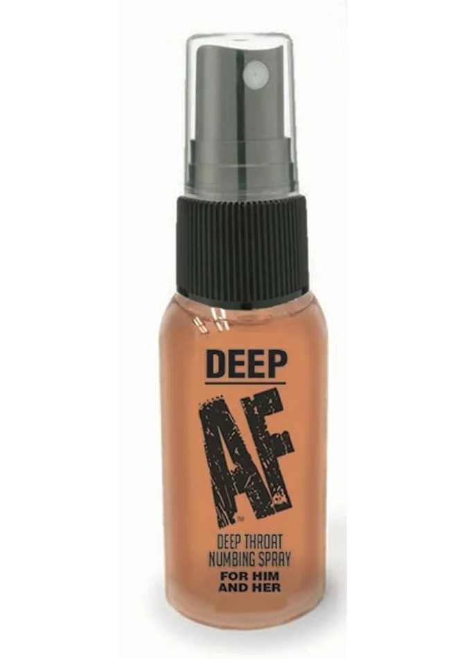 Deep AF Numbing Throat Spray Cinnamon AF Male Sex Toys