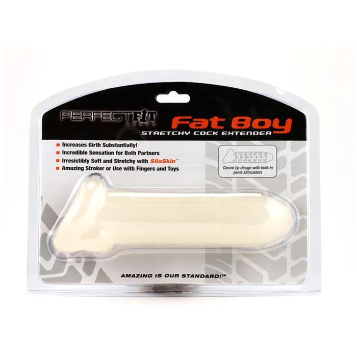 Dildos Perfect Fit Perfect Fit Fat Boy Stretchy Cock Extender Clear