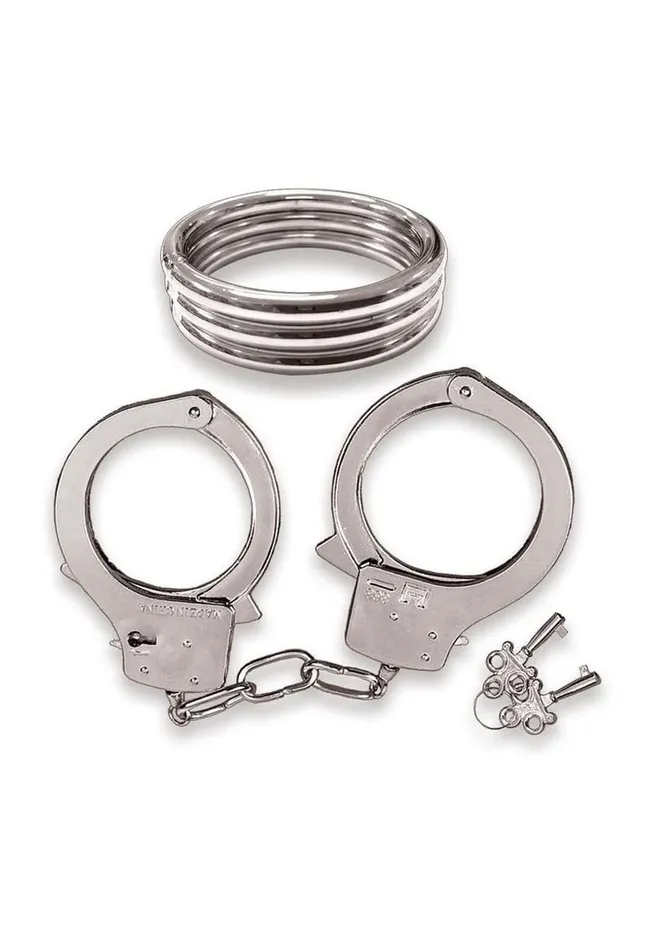 Dominant Submissive Male Sex Toys Dominant Submissive Collection Cock Ring and Handcuffs Dominant Submissive Male Sex Toys Dominant Submissive Collection Cock Ring and Handcuffs