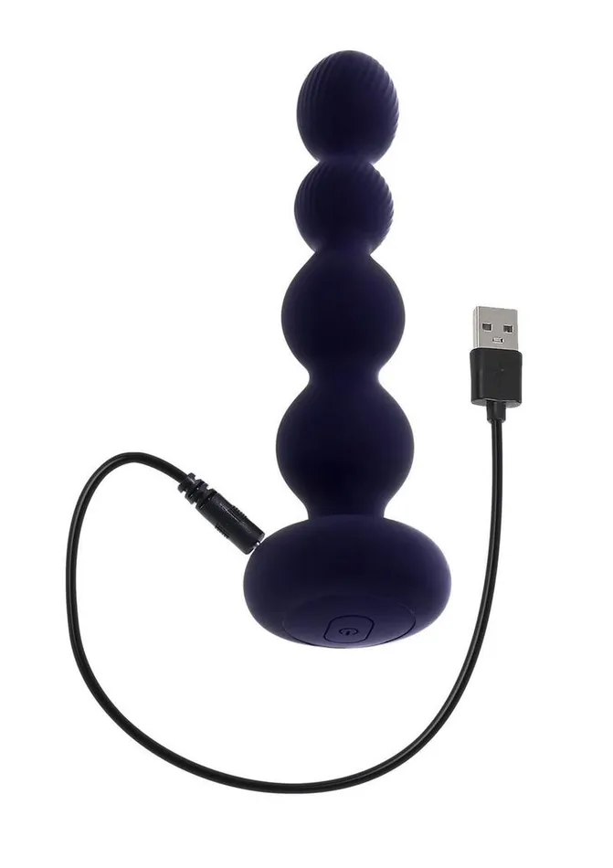 Evolved Male Sex Toys Pleasure Orbit Rechargeable Silicone Anal Beads with Remote Control