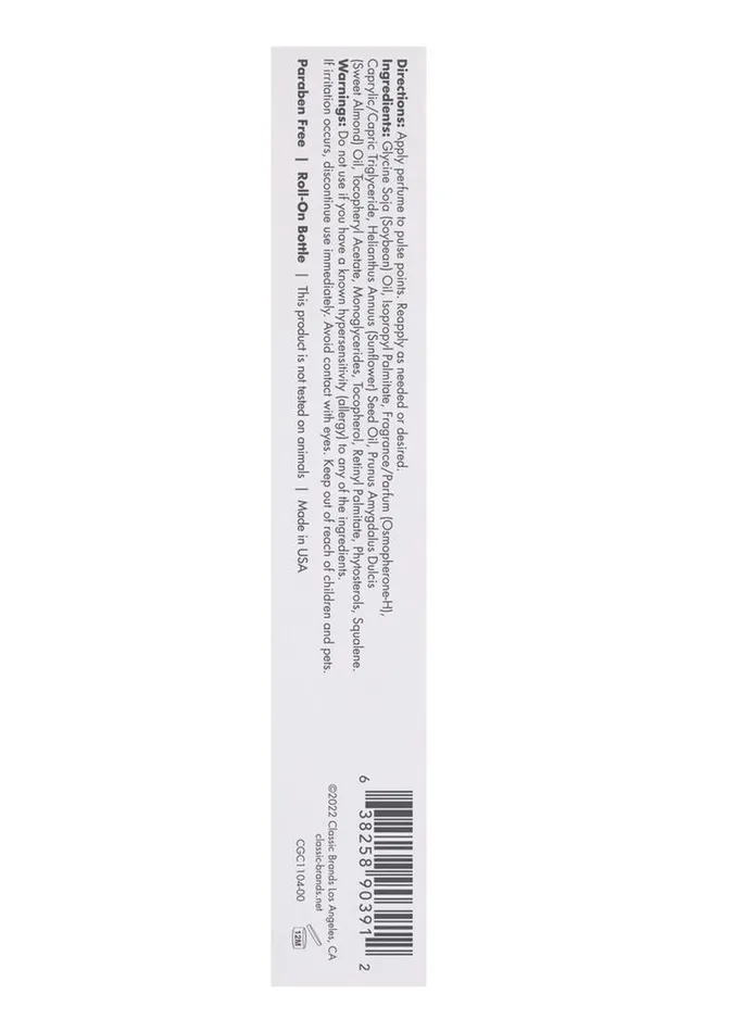 Female Sex Toys CGC Cgc Perfume Oil with Pheromone Afternoon Delight RollOn