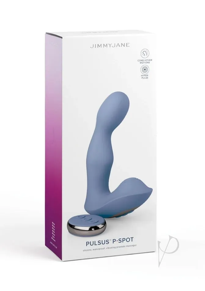 Female Sex Toys Jimmyjane Jimmyjane Pulsus PSpot Rechargeable Silicone Dual Stimulator with Remote