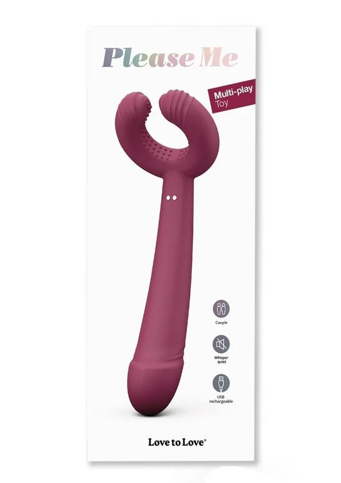Female Sex Toys Love to Love Please Me Rechargeable Silicone Vibrator