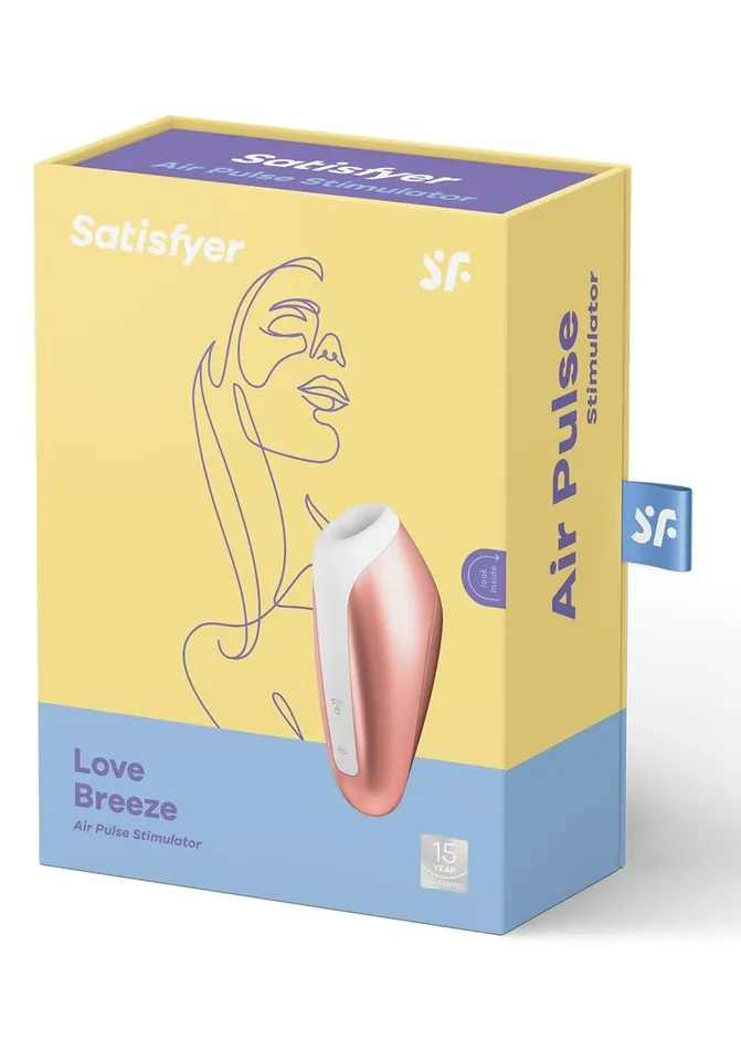 Female Sex Toys Satisfyer Love Breeze Rechargeable Silicone Clitoral Stimulator Satisfyer