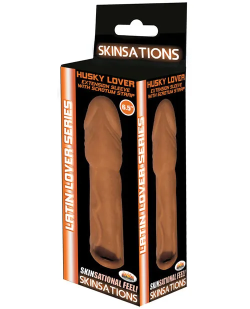 Hott Products Male Sex Toys Skinsations Latin Lover 65 Husky Extension Sleeve wScrotum Strap Hott Products Male Sex Toys Skinsations Latin Lover 65 Husky Extension Sleeve wScrotum Strap