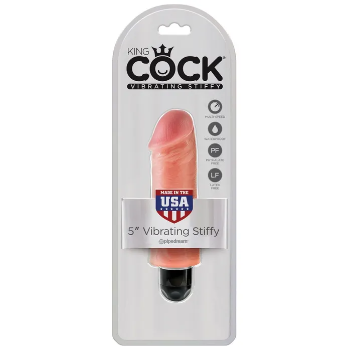 King Cock 5 Vibrating Stiffy Flesh Pipedream Dildos