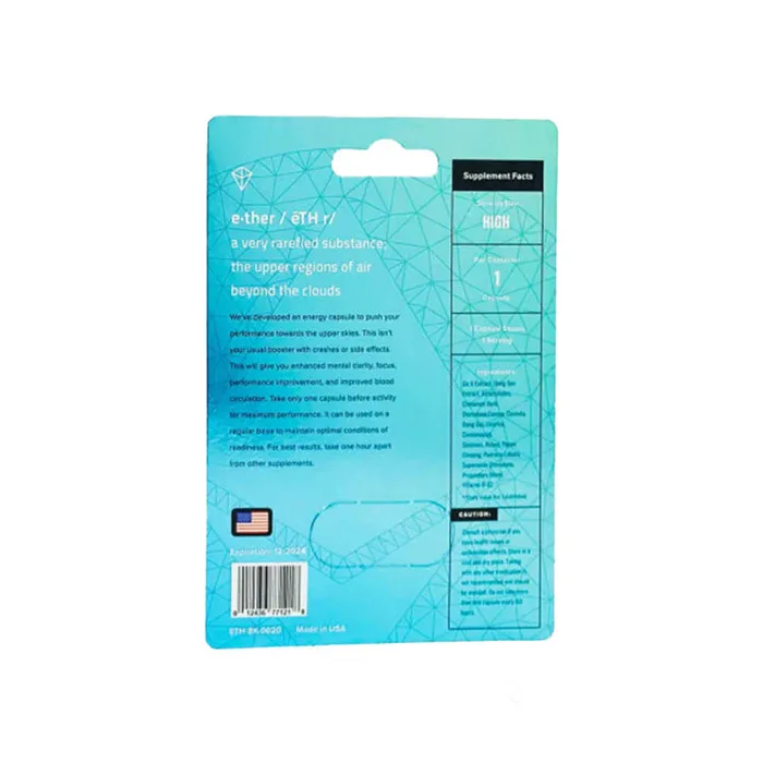 Male Sex Toys Ether Ether Advanced Energy Release Male Enhancement Supplement 1pk