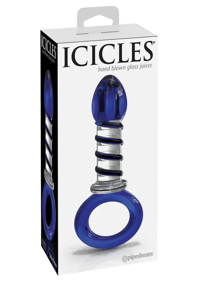 Male Sex Toys Icicles Icicles No 81 Textured Glass Juicer Anal Probe Male Sex Toys Icicles Icicles No 81 Textured Glass Juicer Anal Probe