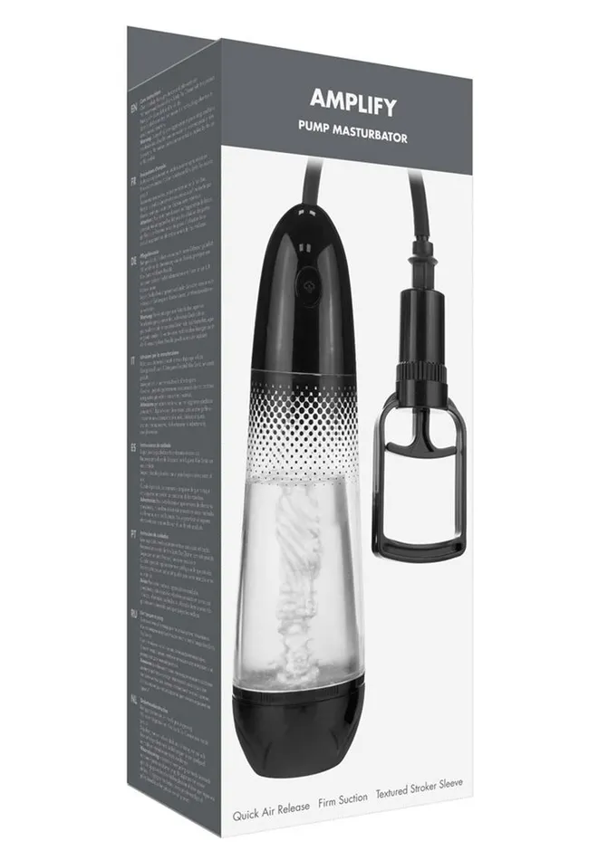 Male Sex Toys Me You Us ME YOU US Amplify Pump Masturbator