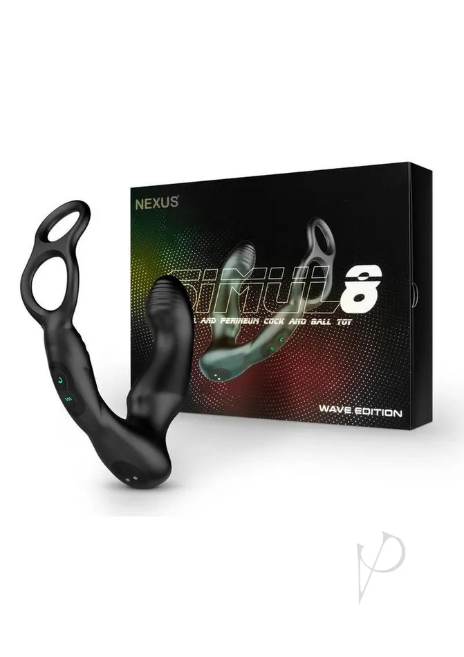 Male Sex Toys Nexus Nexus Simul8 Wave Edition Rechargeable Silicone Vibrating Dual Motor Anal Cock and Ball Toy Male Sex Toys Nexus Nexus Simul8 Wave Edition Rechargeable Silicone Vibrating Dual Motor Anal Cock and Ball Toy