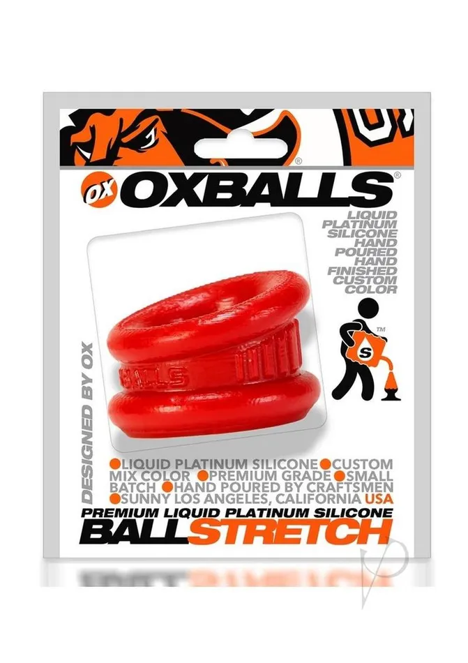 Male Sex Toys Oxballs Oxballs NeoStretch NeoAngle Silicone Ball Stretcher