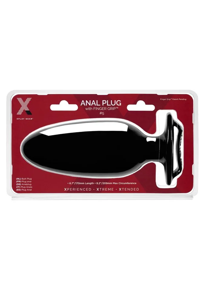 Male Sex Toys Perfect Fit The Xplay Finger Grip Plug 5l