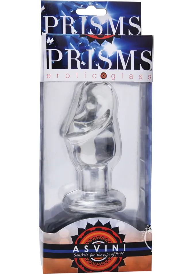 Male Sex Toys Prisms Prisms Asvini Glass Penis Anal Plug