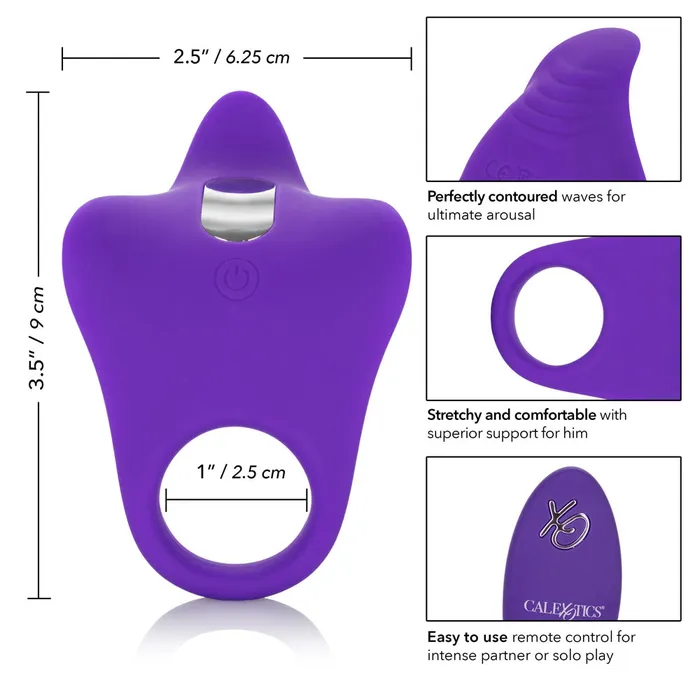 Male Sex Toys Silicone Remote Orgasm Ring California Exotic