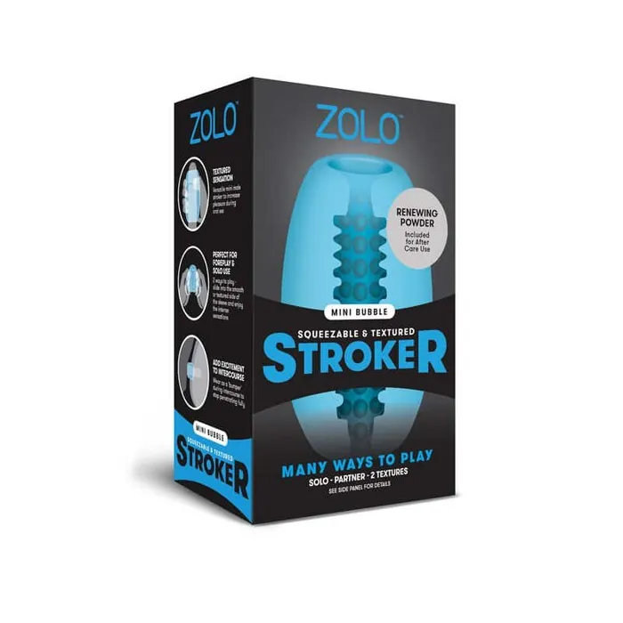 Male Sex Toys Zolo Mini Bubble Stroker Mini Stroker Zolo
