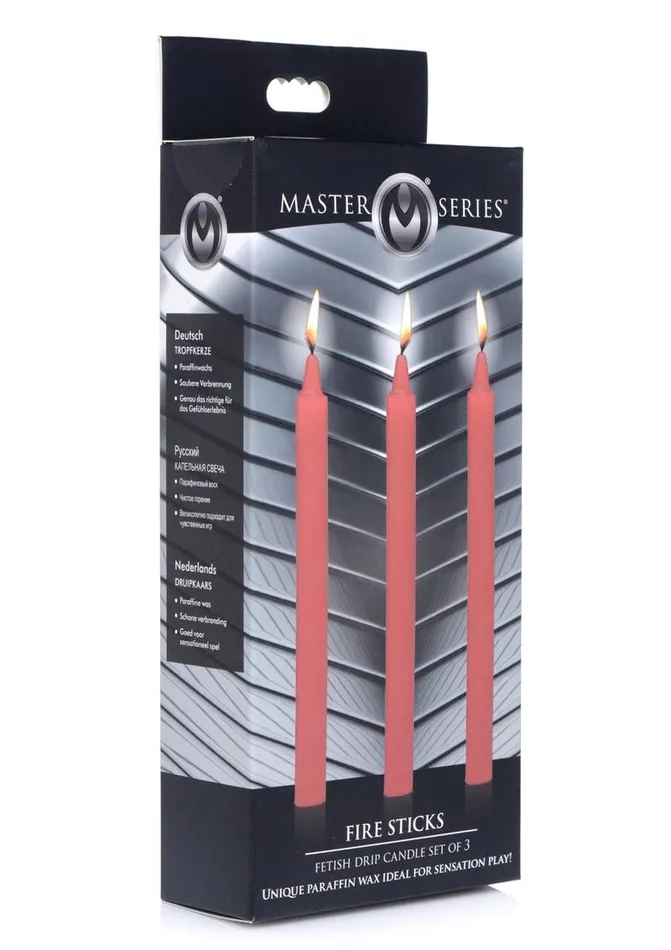 Master Series Male Sex Toys Master Series Fire Sticks Fetish Drip Candles
