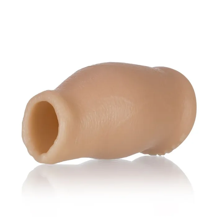 Ox Balls Male Sex Toys Hood Moreskin Silicone Faux Foreskin Light Tone Mediumlarge
