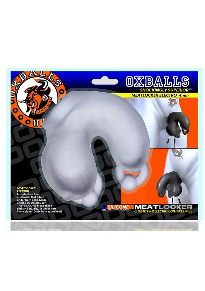 Oxballs Male Sex Toys Meatlocker Electro Chastity