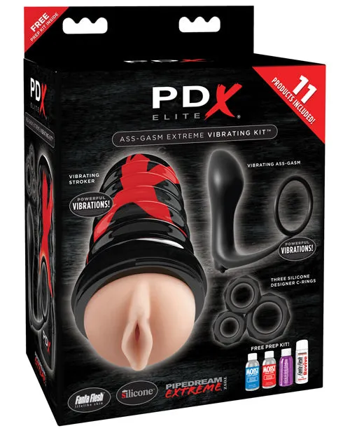 Pdx Brands Male Sex Toys PDX Elite Ass Gasm Vibrating Kit