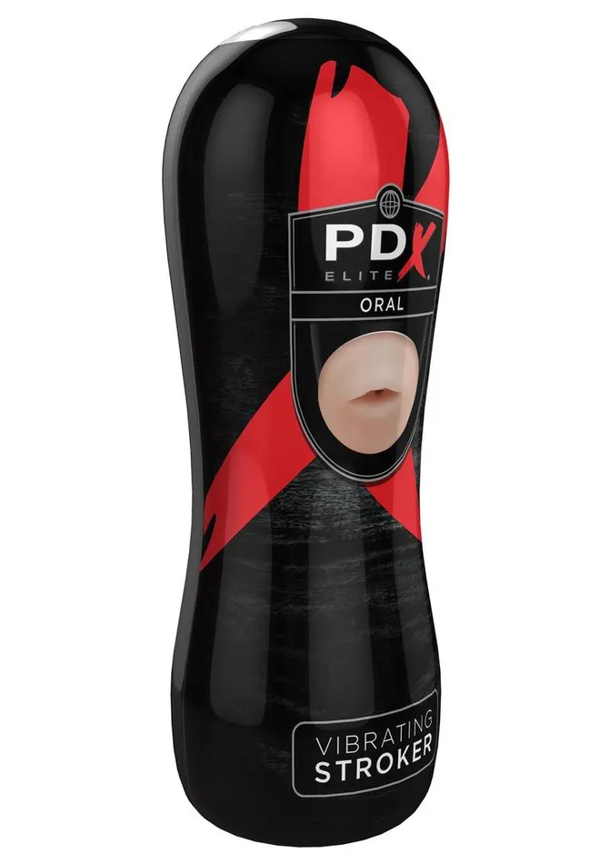 PDX Elite Male Sex Toys Pipedream Extreme Elite Vibrating Oral Masturbator with Bullet Mouth PDX Elite Male Sex Toys Pipedream Extreme Elite Vibrating Oral Masturbator with Bullet Mouth